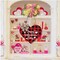 Valentine's Day Door Decorations - Buffalo Plaid Happy Valentine's Day Rustic Farmhouse Hanging Wooden Sign Valentine Door Wall Decorations